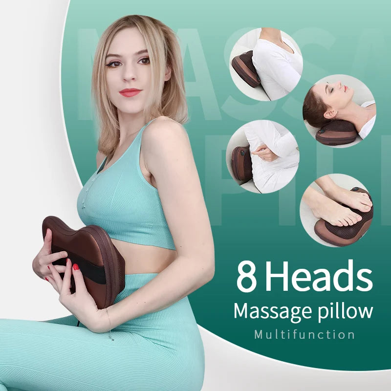 ZenovoRelax Massage Pillow with Heat Back