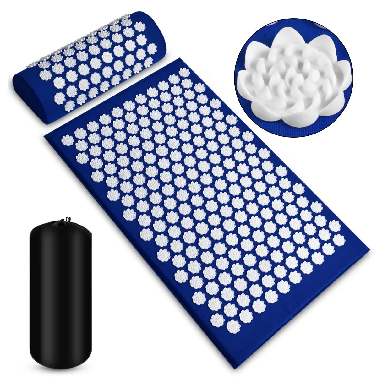 Massager Cushion Shakti Mat Massage Yoga Mat Acupressure Relieve Stress Back Body Pain Spike Mat Acupuncture Massage Mat